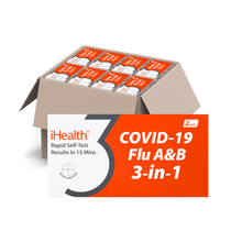 Load image into Gallery viewer, iHealth Flu A&B/COVID-19 3-in-1 Rapid Test