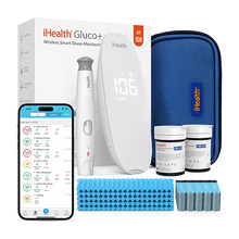Load image into Gallery viewer, iHealth Gluco+ Wireless Smart Glucose Monitor