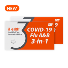 Load image into Gallery viewer, iHealth Flu A&B/COVID-19 3-in-1 Rapid Test