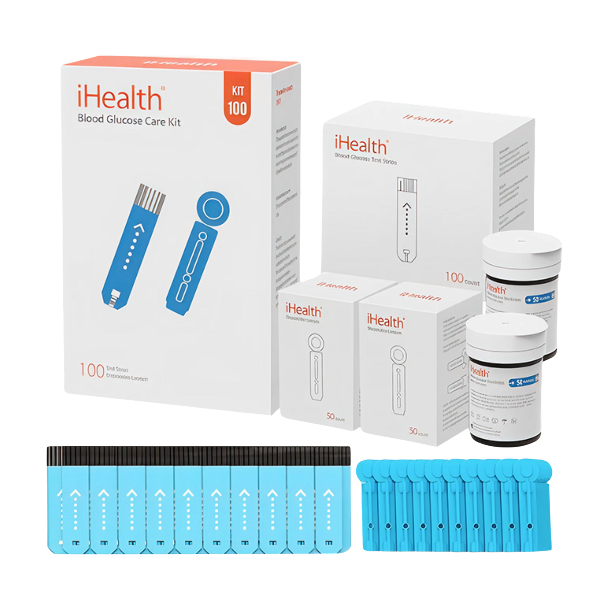 iHealth Blood Glucose Test Strips Kit