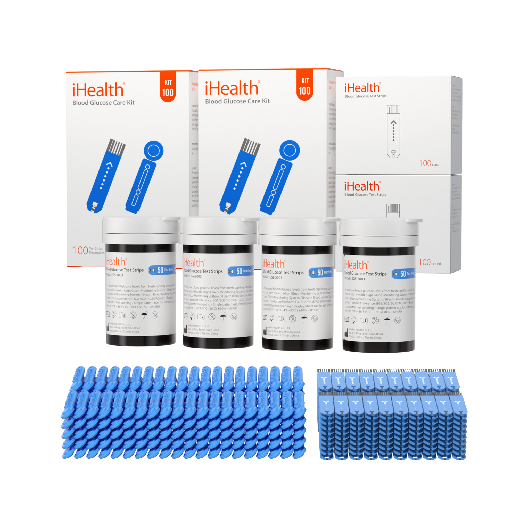 iHealth Blood Glucose Test Strips Kit