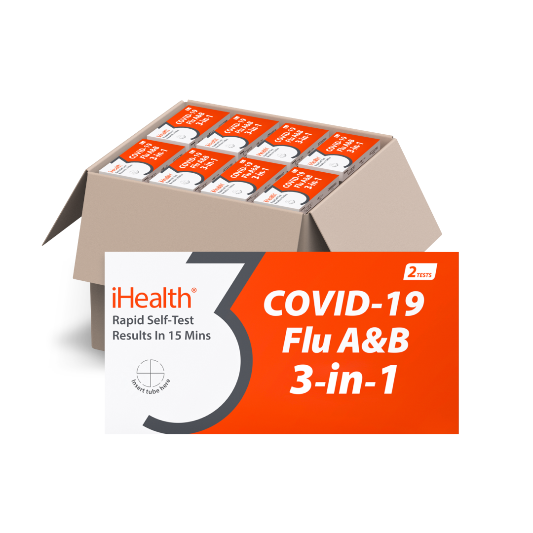 iHealth Flu A&B/COVID-19 3-in-1 Rapid Test