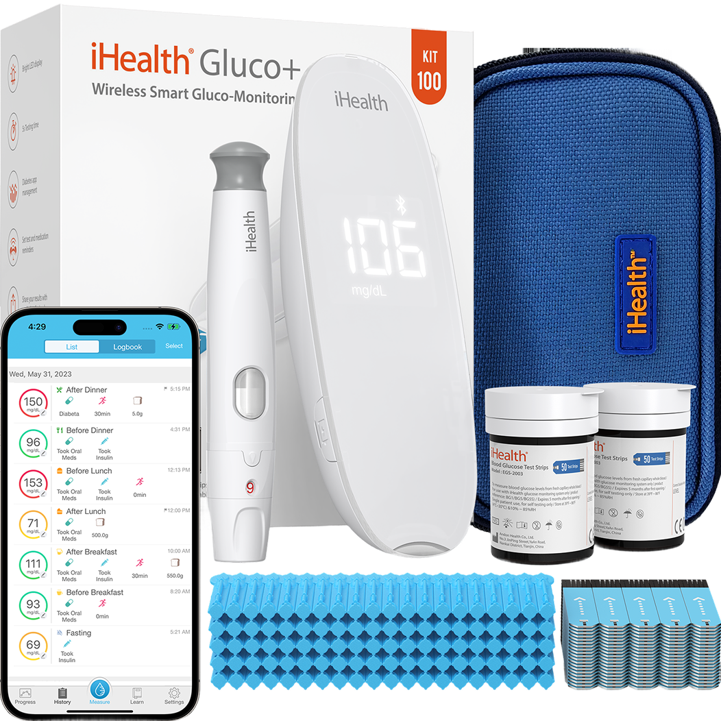 iHealth Gluco+ Wireless Smart Glucose Monitor
