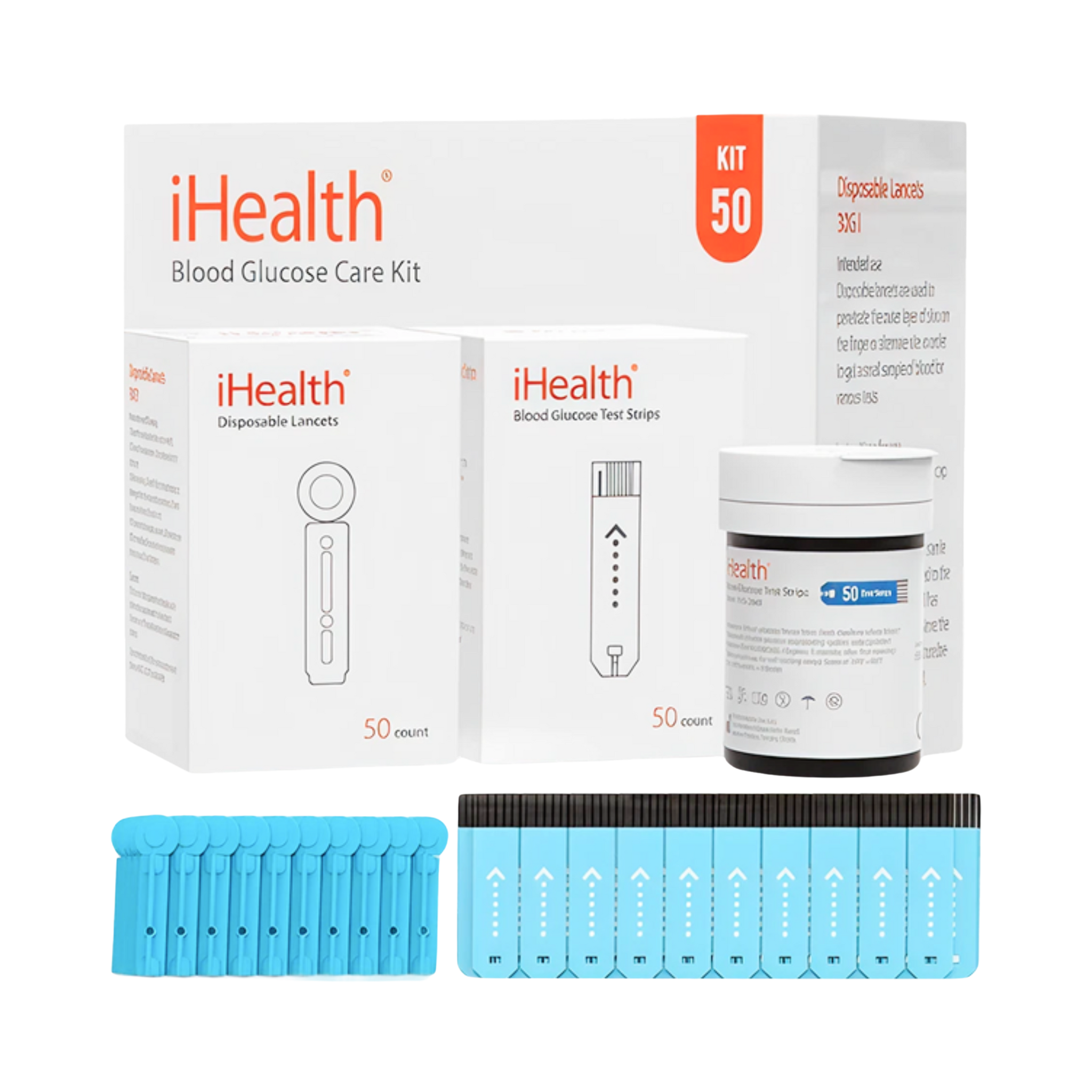iHealth Blood Glucose Test Strips Kit