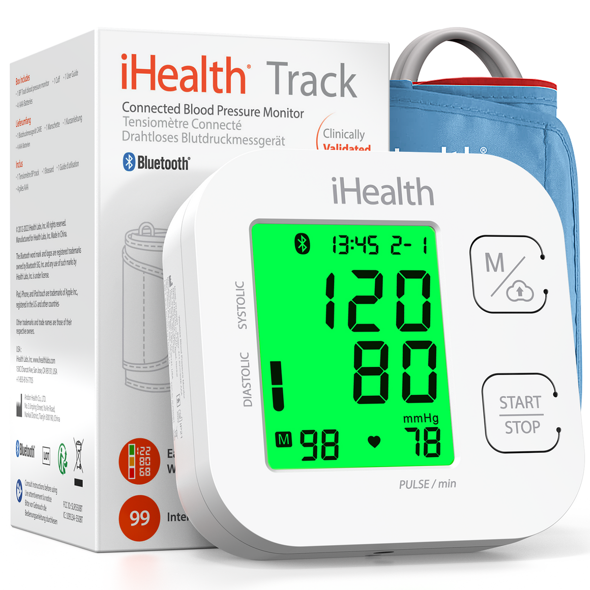 iHealth Track Connected Blood Pressure Monitor