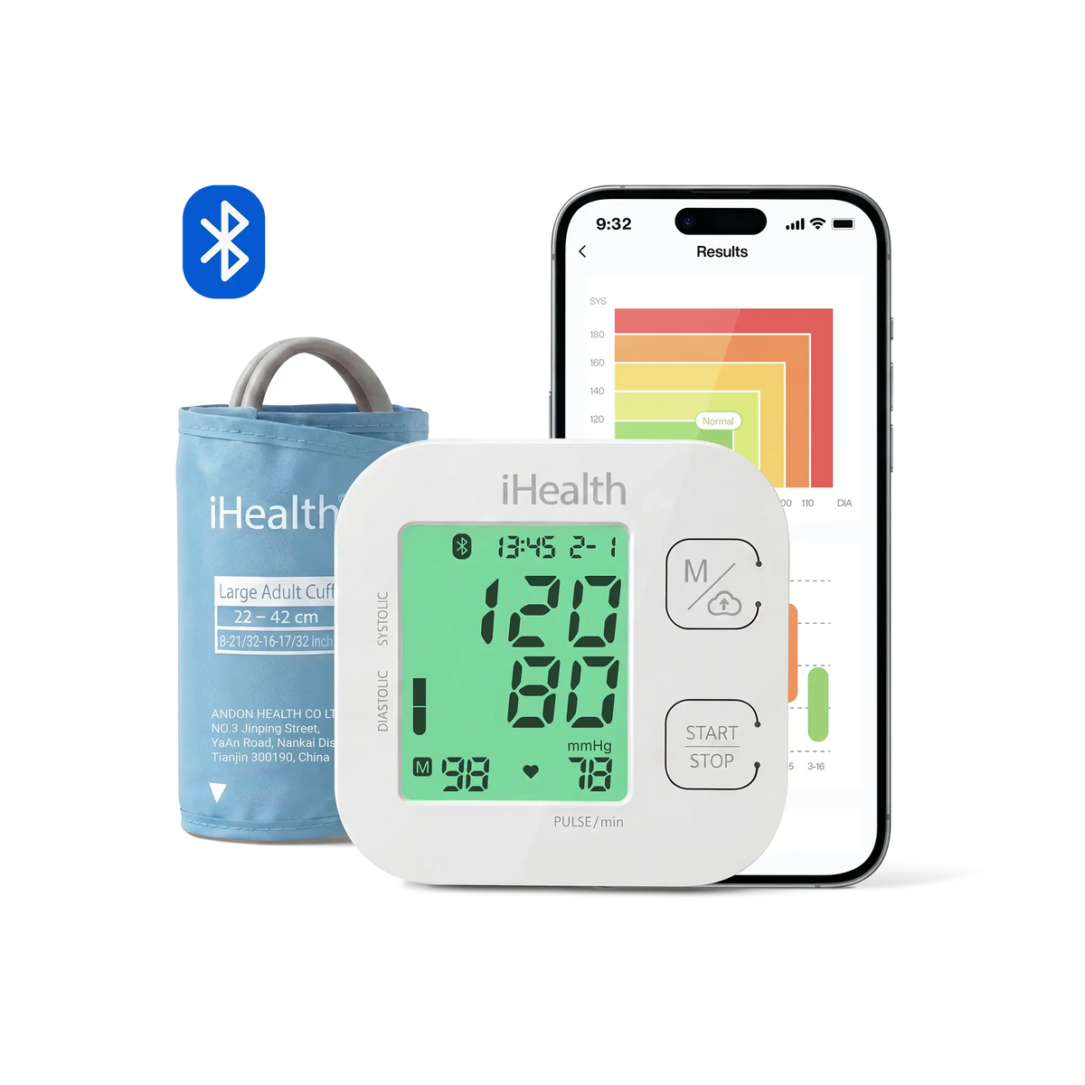 iHealth Track KN-550BT upper-arm blood pressure monitor