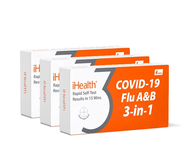 iHealth Flu A&B/COVID-19 3-in-1 Rapid Test