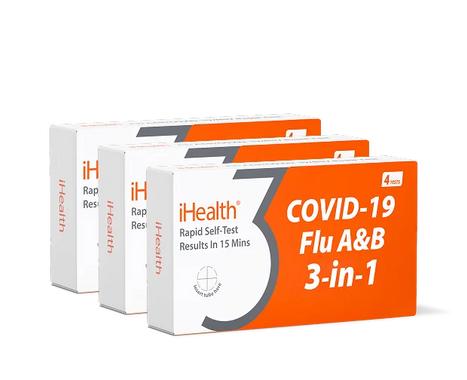 iHealth Flu A&B/COVID-19 3-in-1 Rapid Test