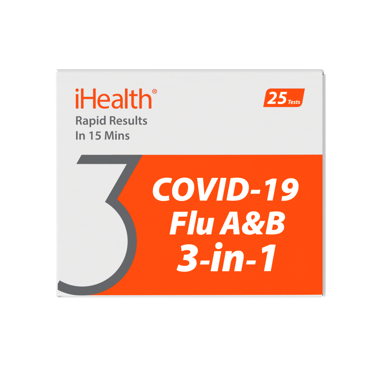 iHealth COVID-19/Flu A&B Rapid Test Pro(25 tests/kit, Point of Care ...