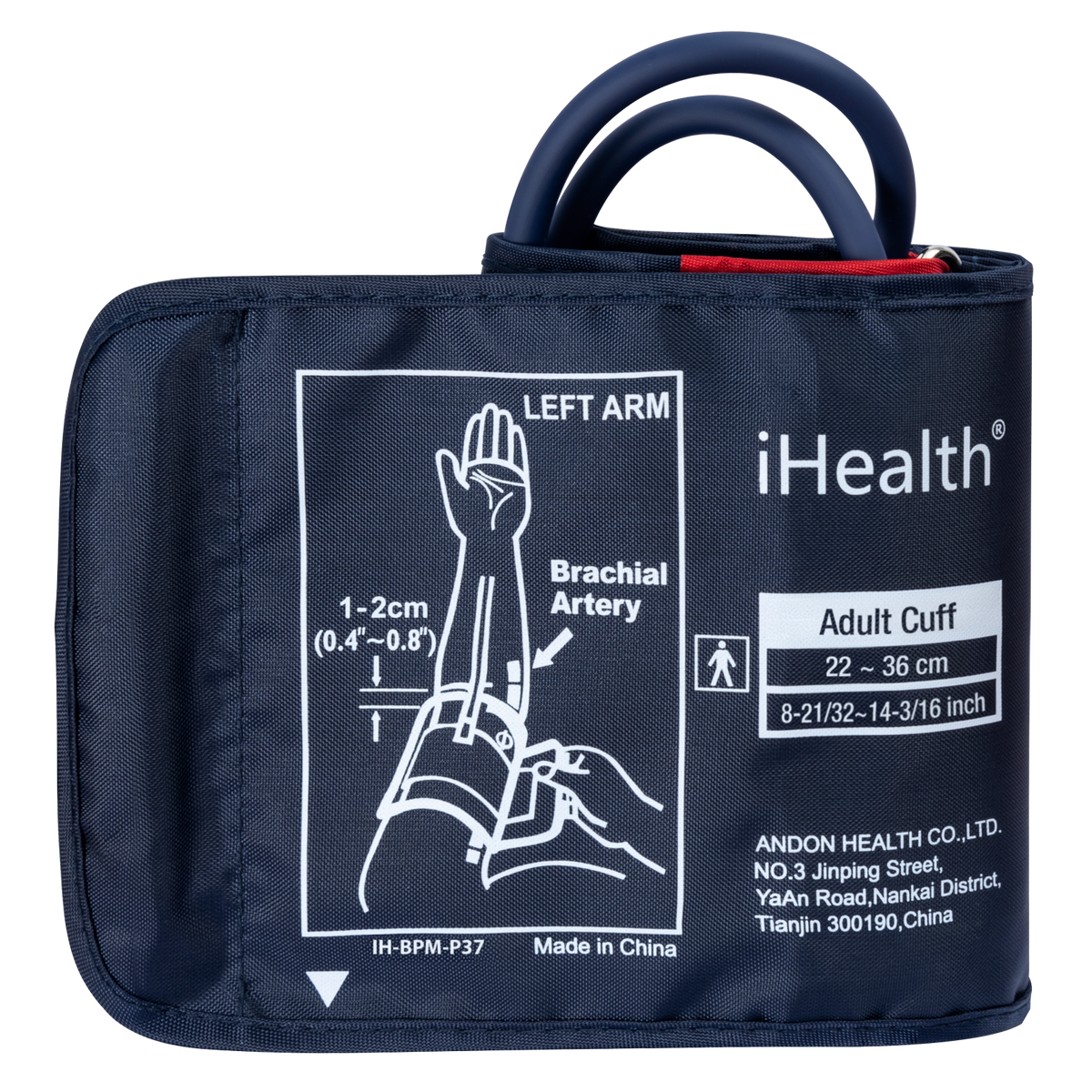 iHealth Wireless Blood Pressure Monitor, Cuff W625 (Black) view 2