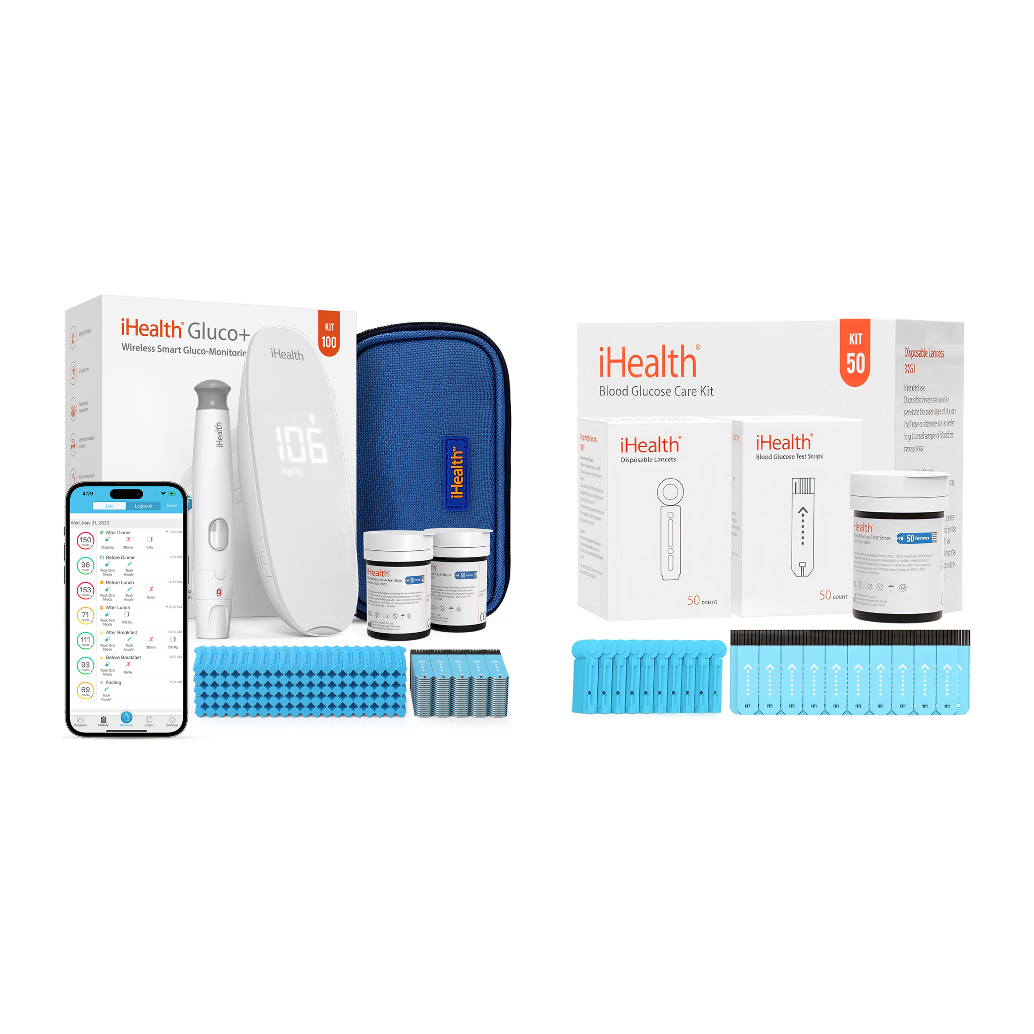 iHealth Gluco+ Wireless Smart Glucose Monitor
