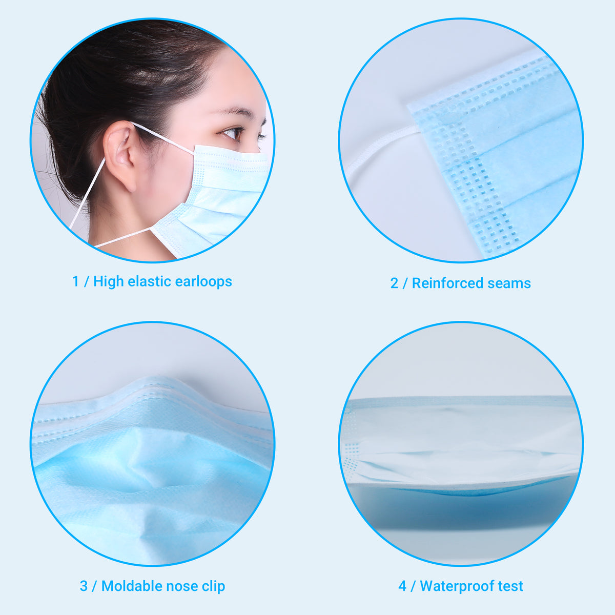 Livocare Disposable Ear-Loop Face Mask