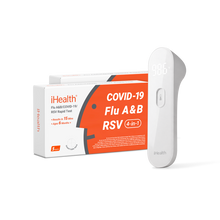 Load image into Gallery viewer, 4-in-1 Family Pack (10 Tests) and PT3 No-Touch Thermometer Bundle
