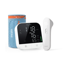 Load image into Gallery viewer, Track Pro Blood Pressure Monitor and PT3 No-Touch Thermometer Bundle
