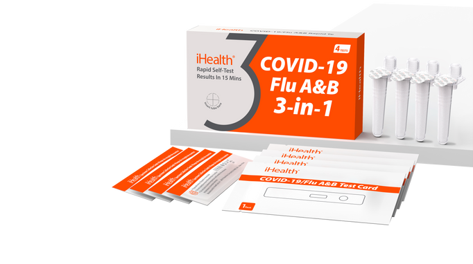 iHealth Flu A&B/COVID-19 3-in-1 Rapid Test