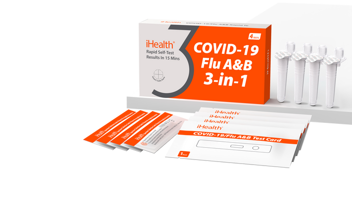 iHealth Flu A&B/COVID-19 3-in-1 Rapid Test