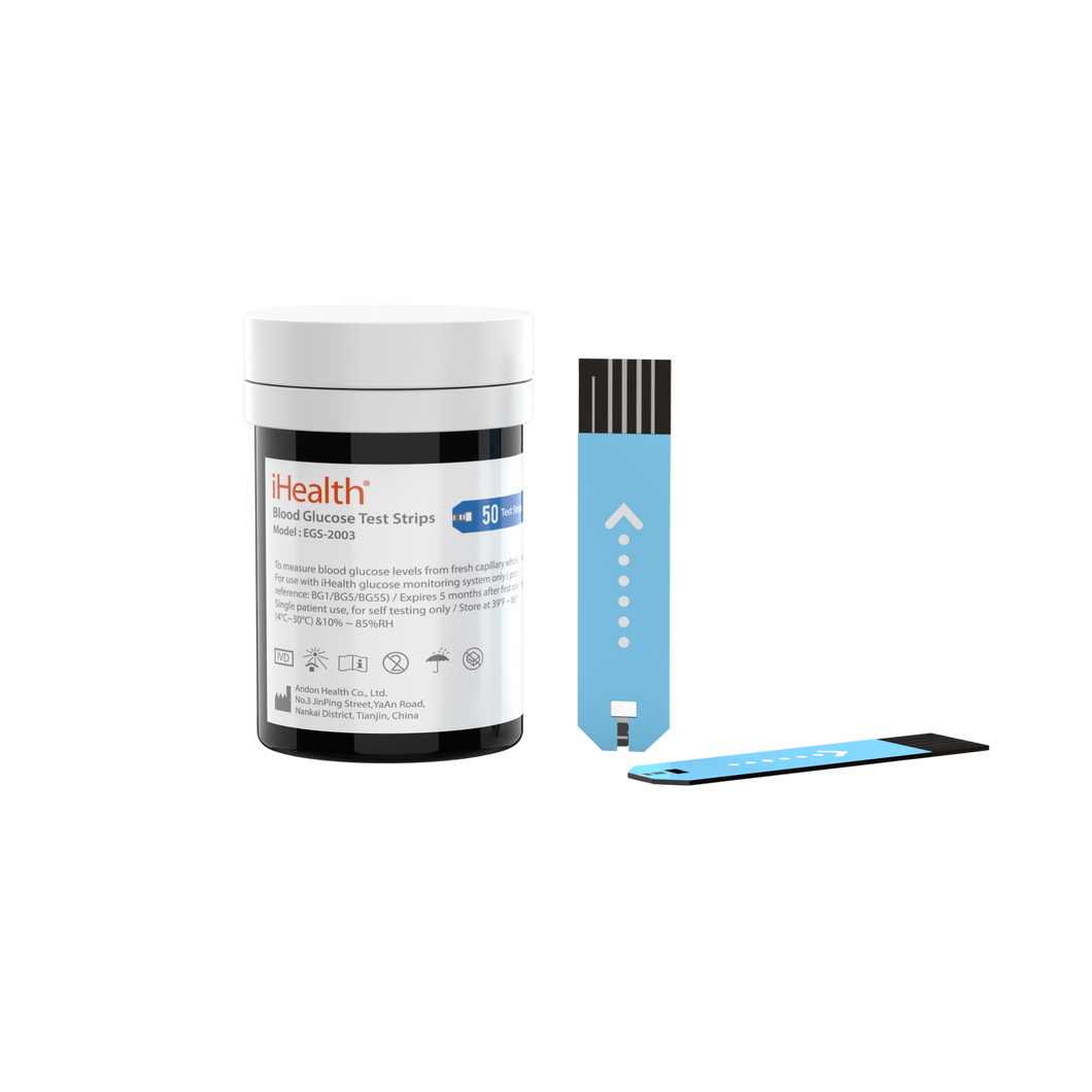 iHealth Blood Glucose Test Strips Kit