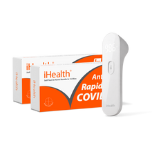 Load image into Gallery viewer, COVID-19 Family Pack (10 Tests) and PT3 No-Touch Thermometer Bundle
