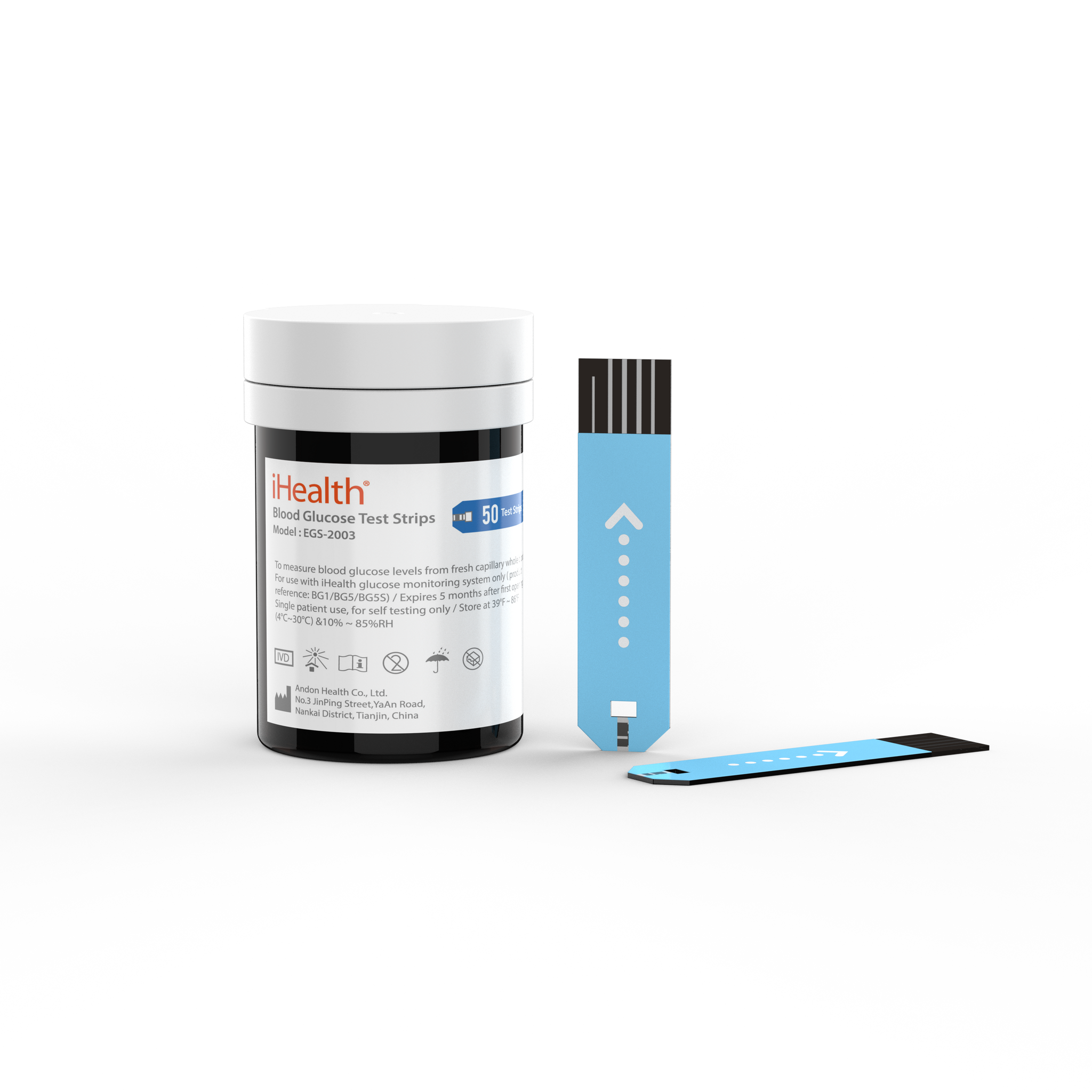 Blood Glucose Test Strips 2019 Version | iHealth – iHealth Labs Inc