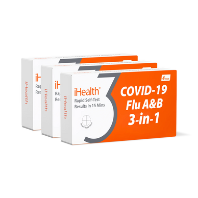iHealth Flu A&B/COVID-19 3-in-1 Rapid Test