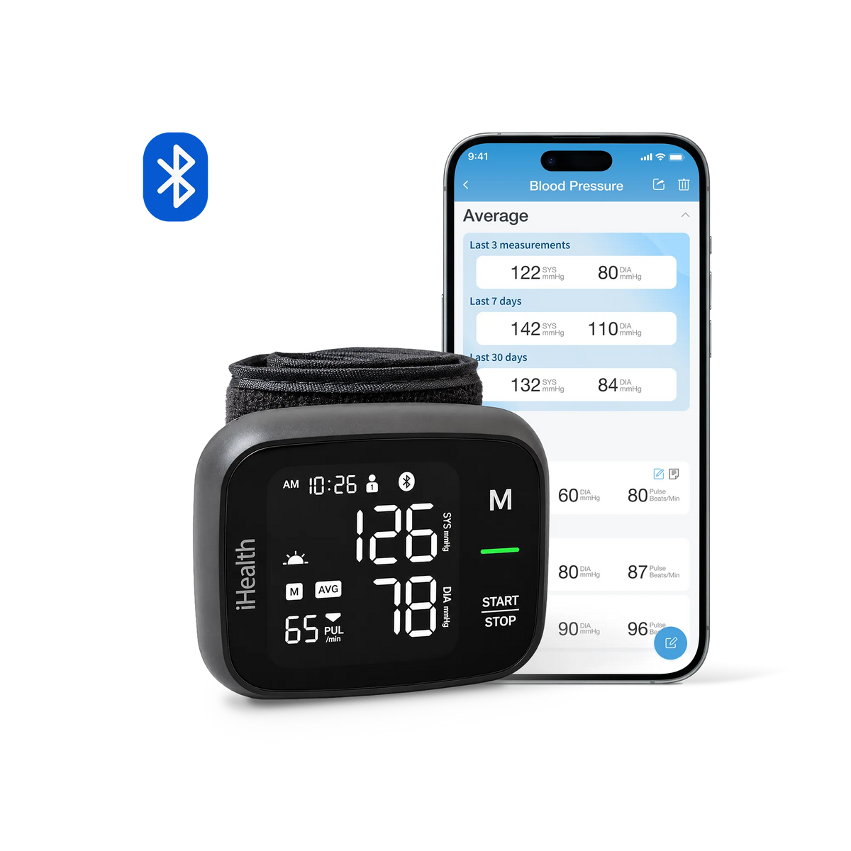 iHealth Pulse Wrist Blood Pressure Monitor