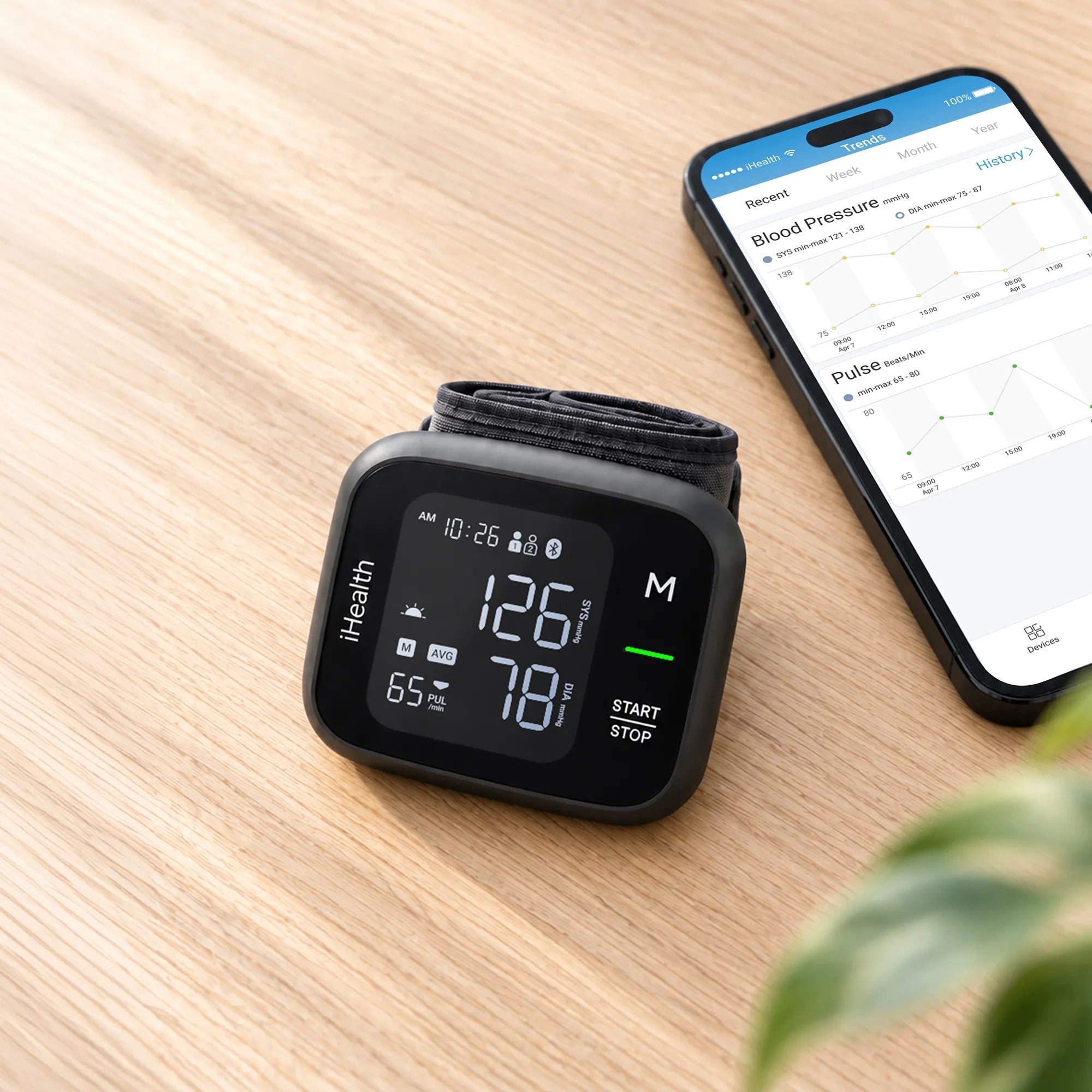 iHealth Pulse Wrist Blood Pressure Monitor