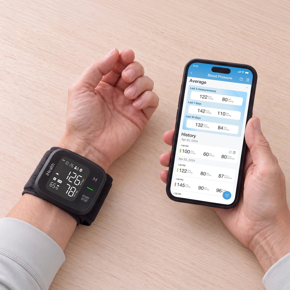 iHealth Pulse Wrist Blood Pressure Monitor