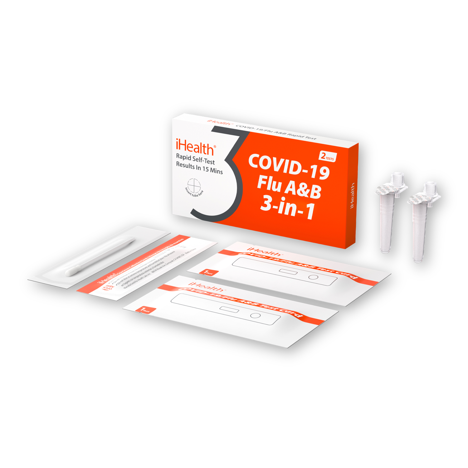 iHealth Flu A&B/COVID-19 3-in-1 Rapid Test