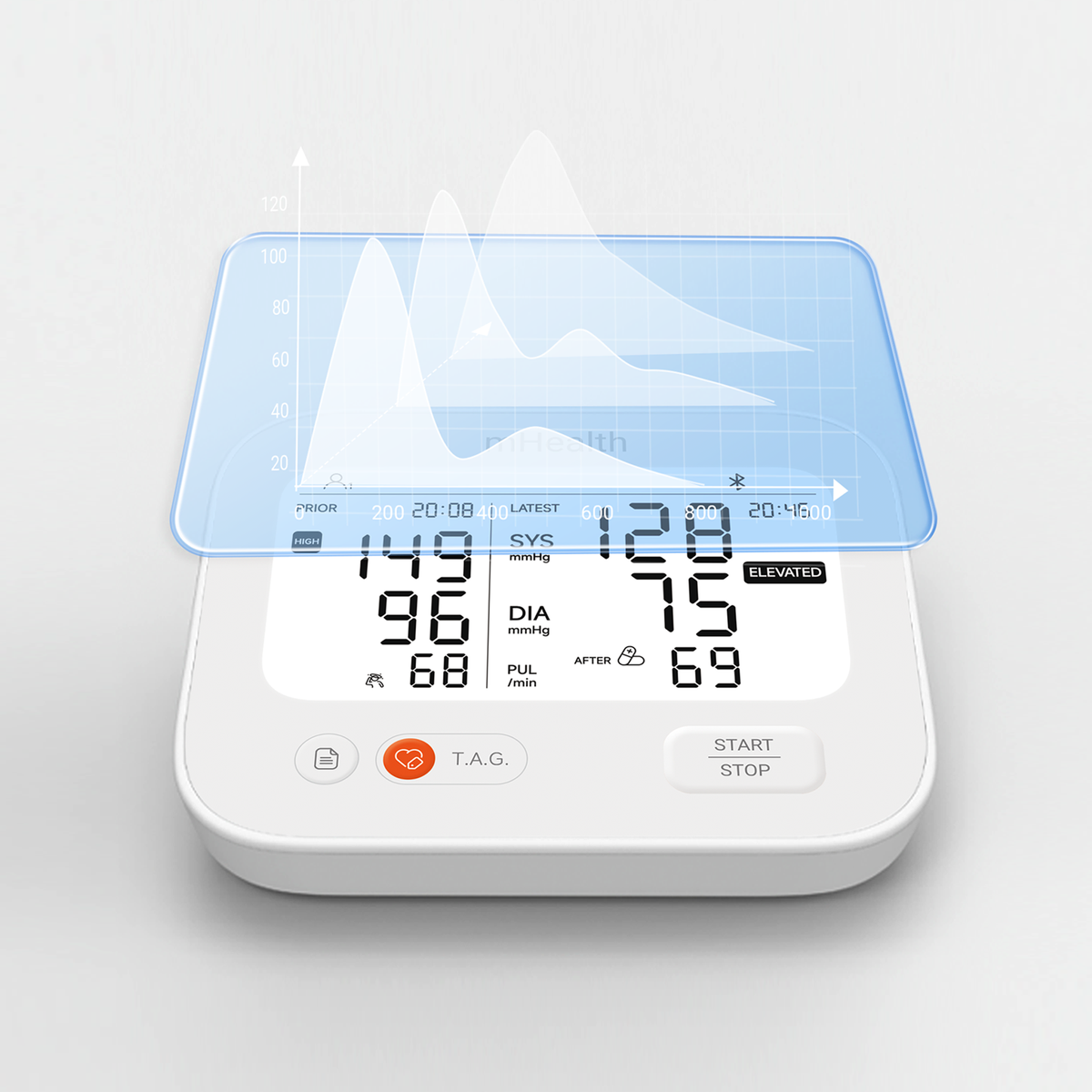 mHealth Connected Blood Pressure Monitor