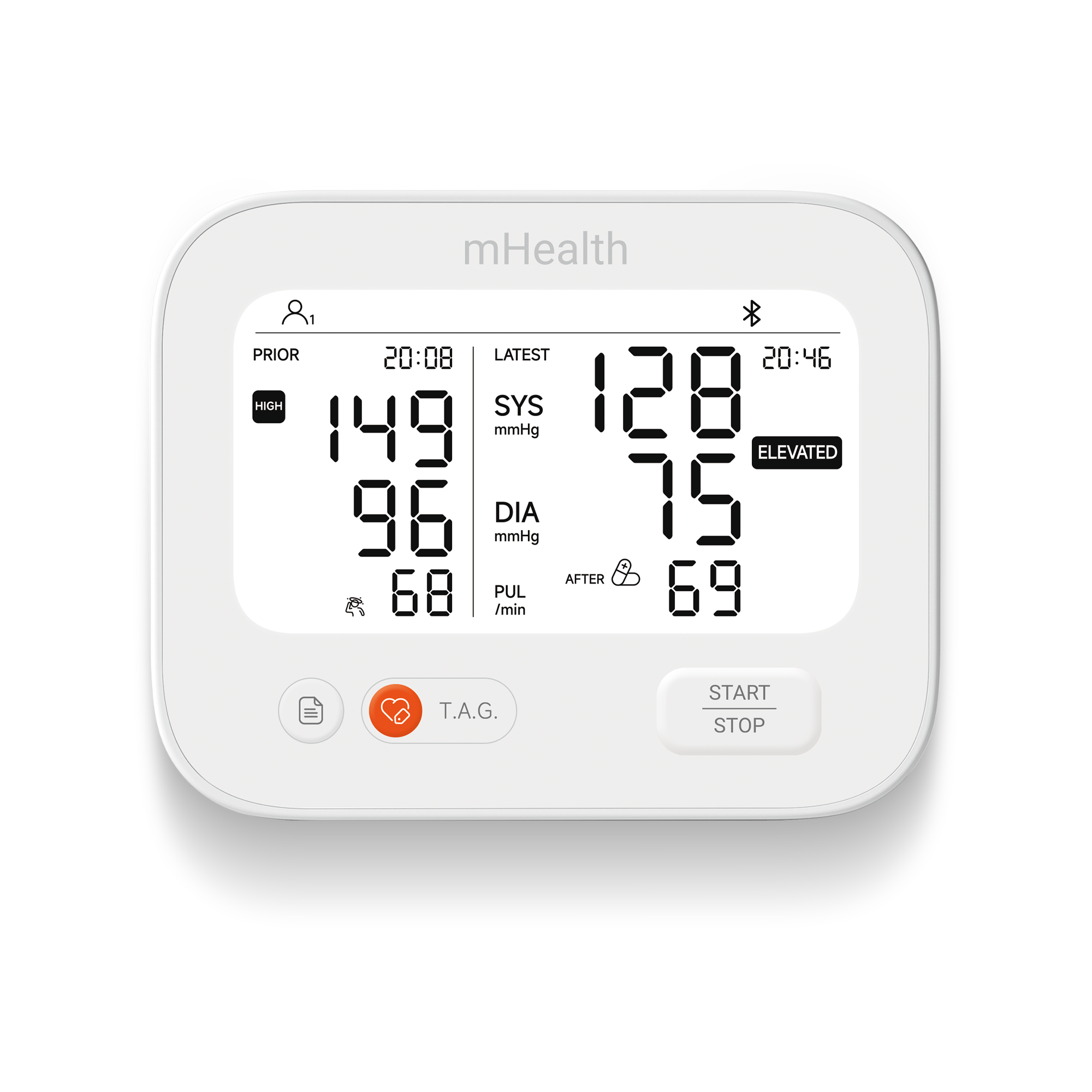 mHealth Connected Blood Pressure Monitor
