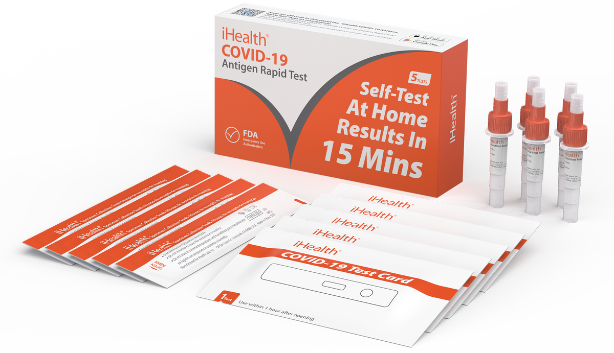 iHealth COVID-19 Antigen Rapid Test (Carton) – iHealth Labs Inc